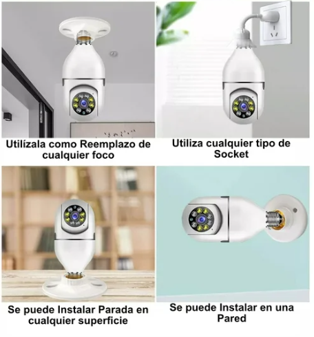 Cámara de seguridad de foco para casa  ENVIO GRATIS